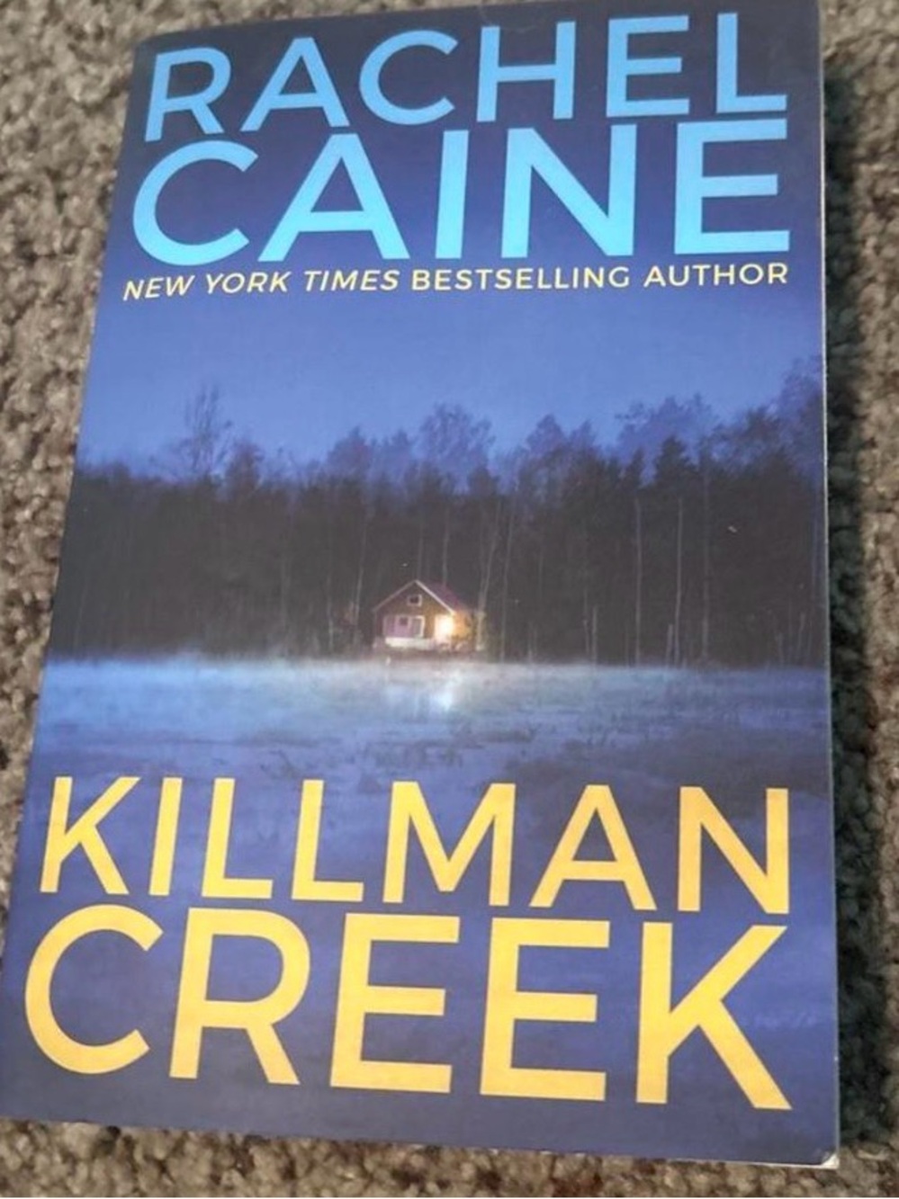 Blue & Yellow Killman Creek Decorative Book Cover